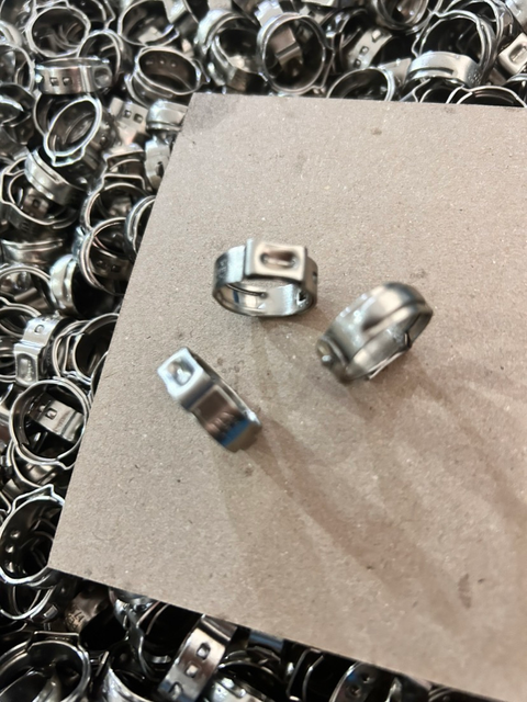 Хомут Ушковый Бесступенчатый 7.0-8.7мм W4 (5мм Ширина)