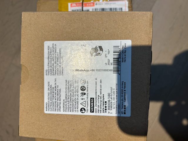 Siemens AG 3RB3036-1UB0 Сириус перегрузка перегрузки