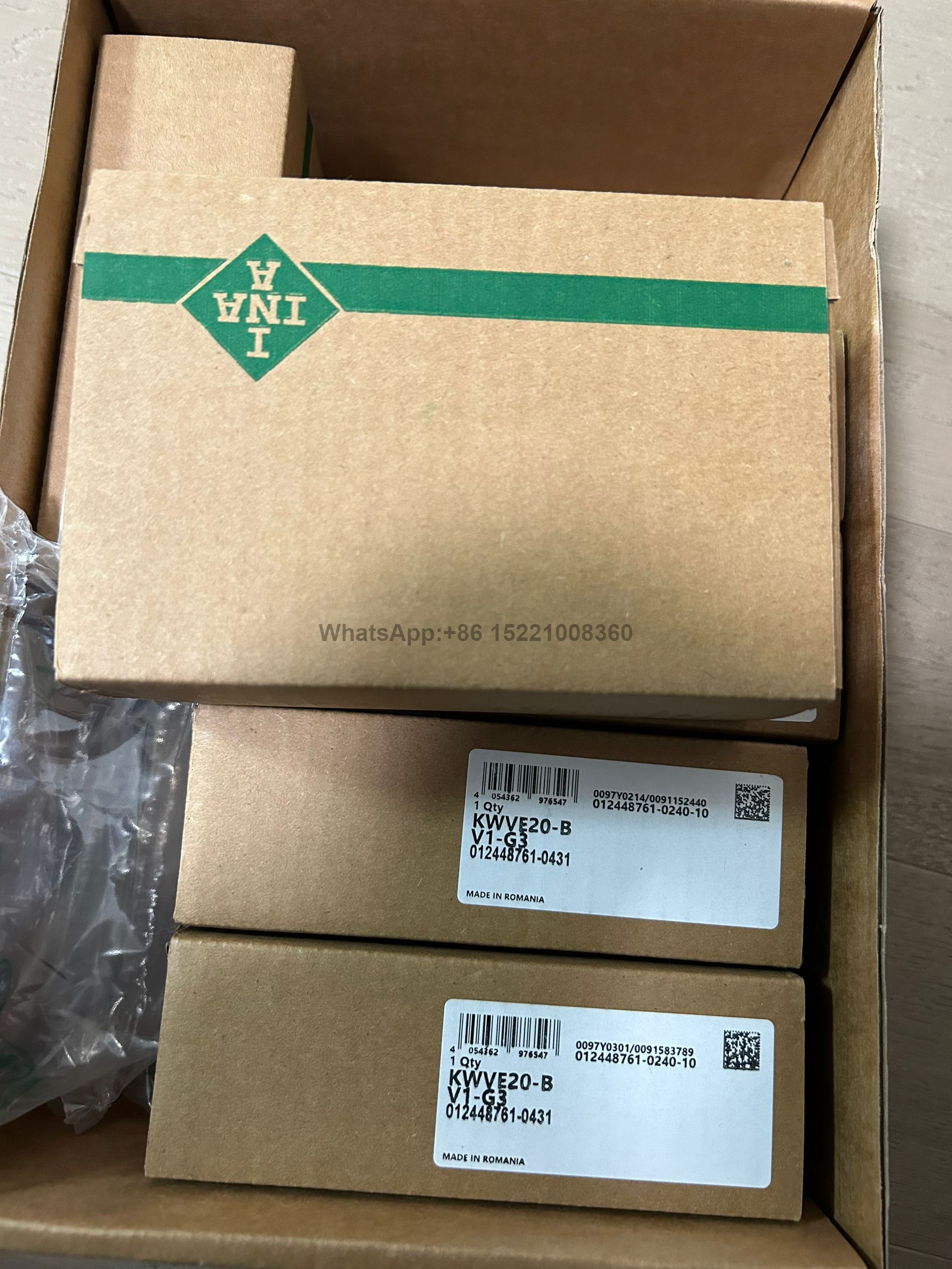 Каретка блочного слайдера KWVE20-B-G3-V1 